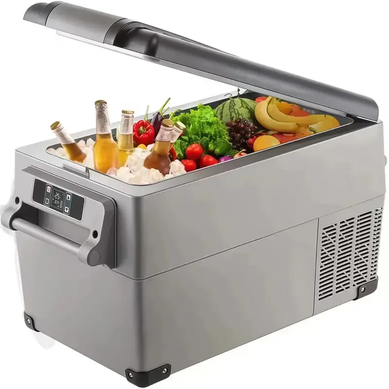 32L/42L Car Refrigerator Portable Fridge Freezer Cooling Container Dual Car Refrigerator for Home Outdoor Camping Travel
