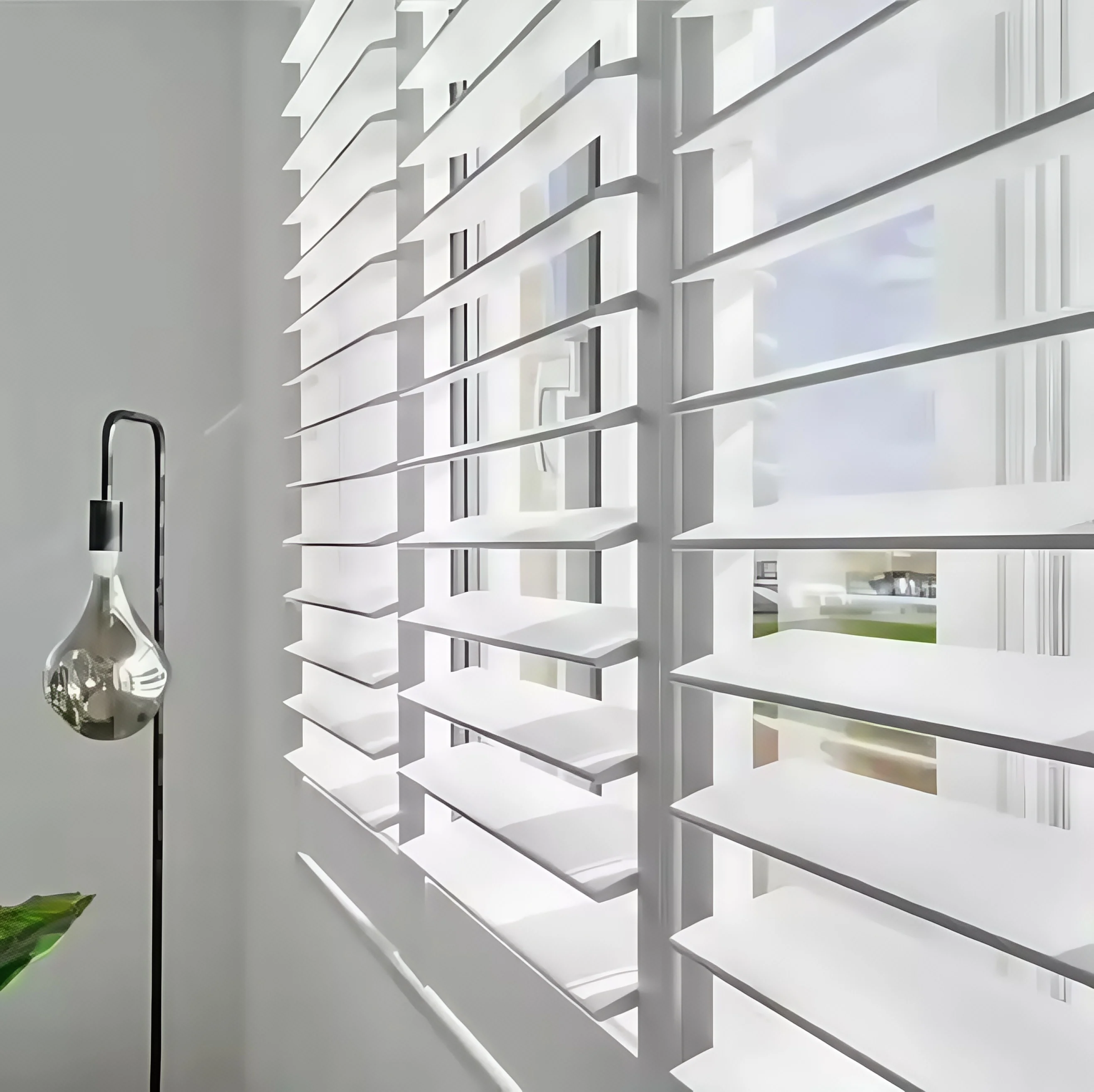 Premium Custom Wooden Shutter Window High-End Decorative UV Blocking Eco-Friendly for Home Office