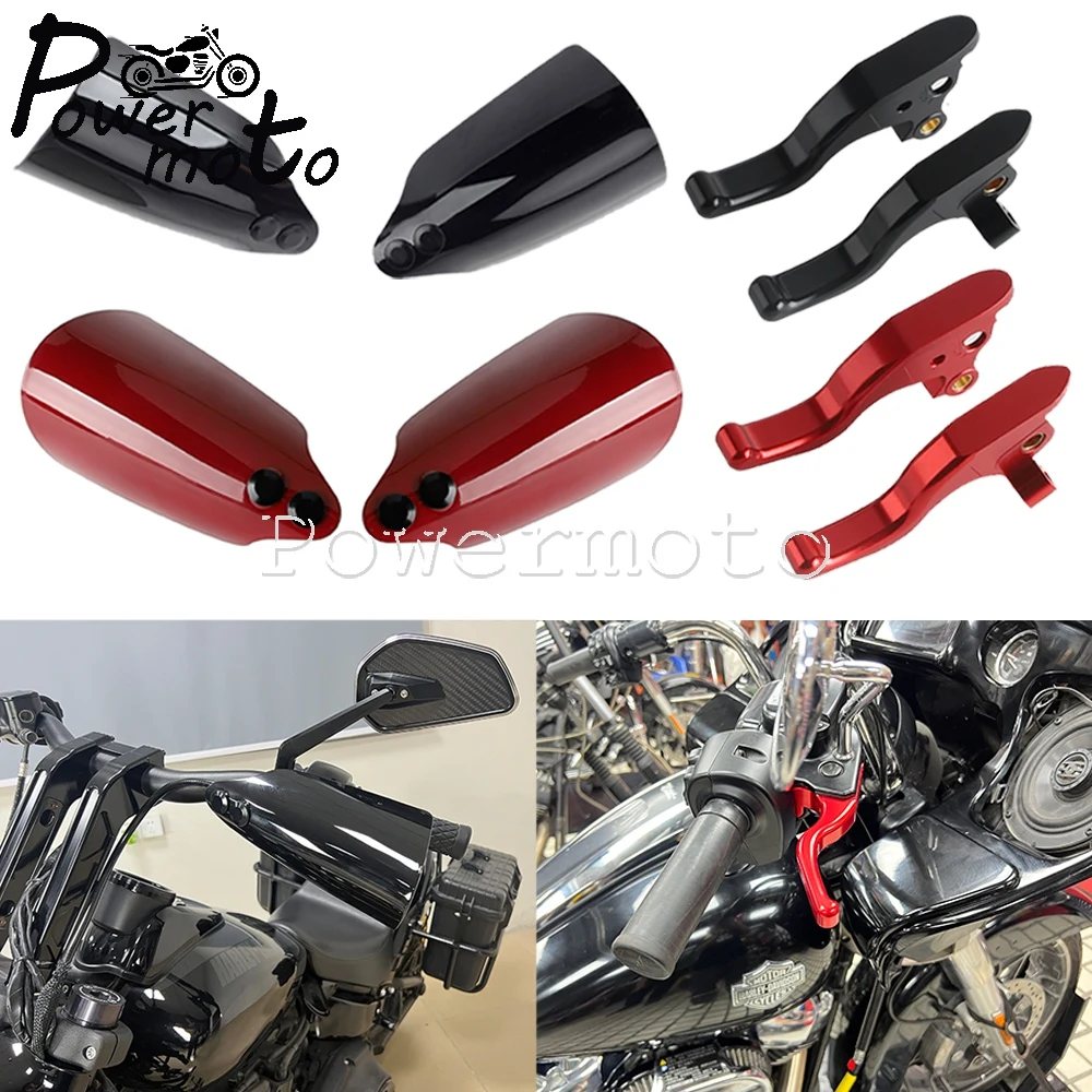 Motorcycle Handguard For Harley Touring Road King Electra Road Glide Ultra Limited FLHTK FLHTKSE Handlebar Control Kit Hand Grip
