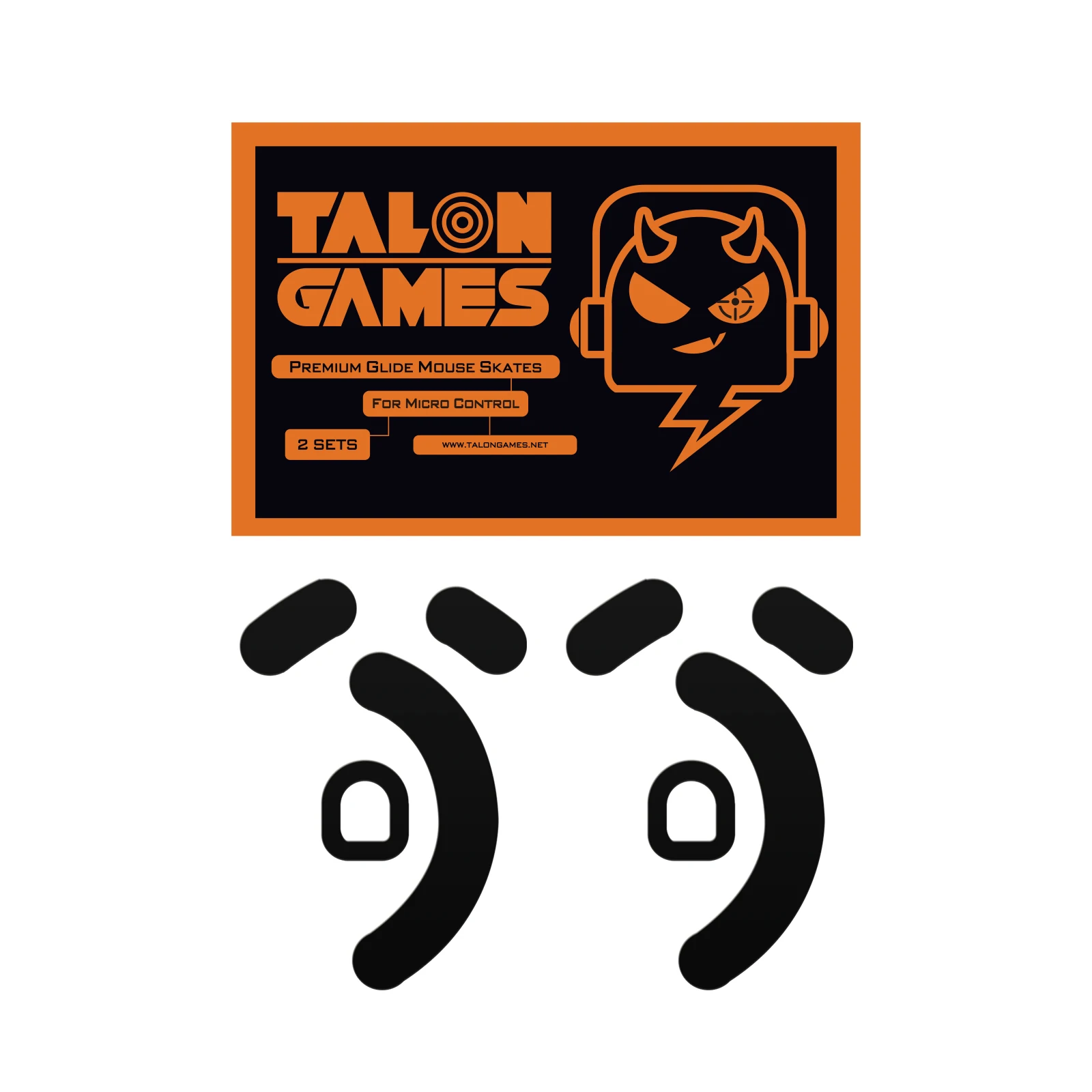 TALONGAMES Mouse Feet Skates For Razer Deathadder V3 Pro Wireless Control Type Replacement Glide Feet Pads Mouse Sticker