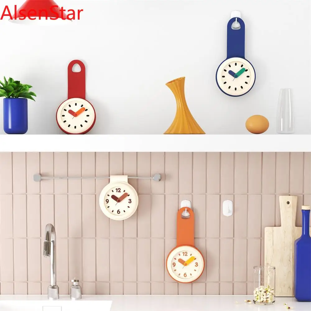 Bathroom Waterproof Clock Luminous Kitchen Moisture-proof Oil-proof Quiet Small Wall Clock Watch Home Decoration