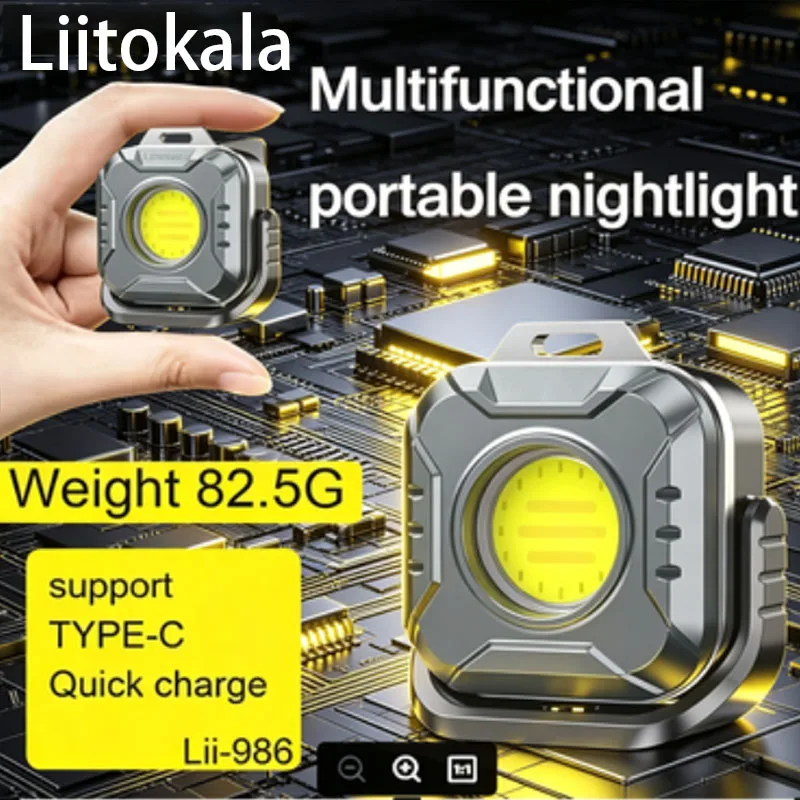 Liitokala Mini Flashlight Ultra Bright Portable Hiking Camping Multi Functional Outdoor Lighting Tent Camping Equipment 986