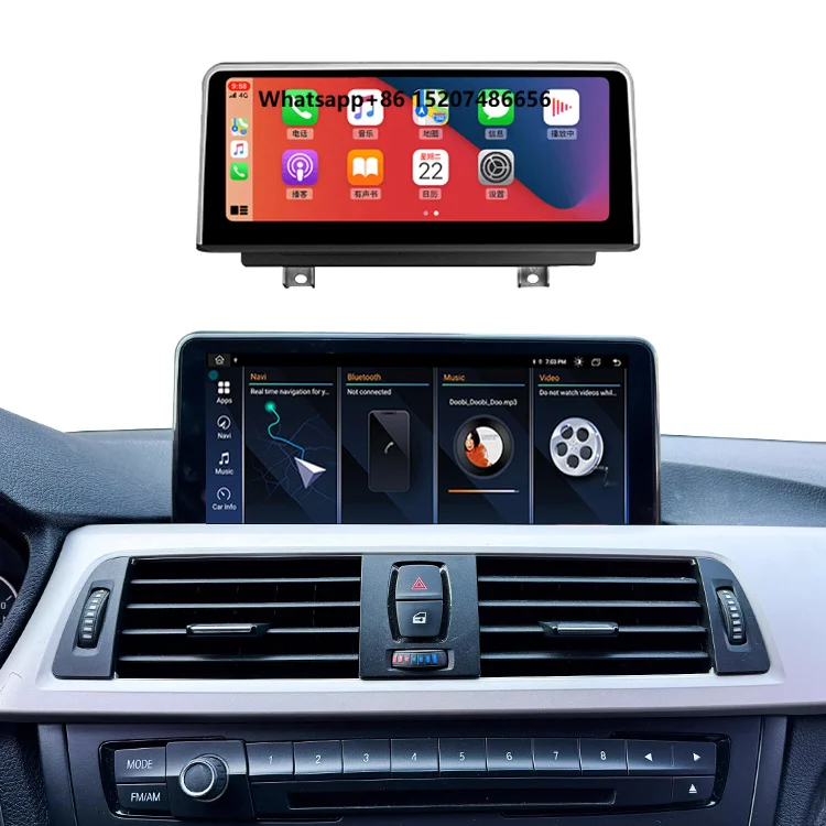 System 10.25'' Car Play F30 Touch Screen  NBT CIC 2012-2018 Android Auto