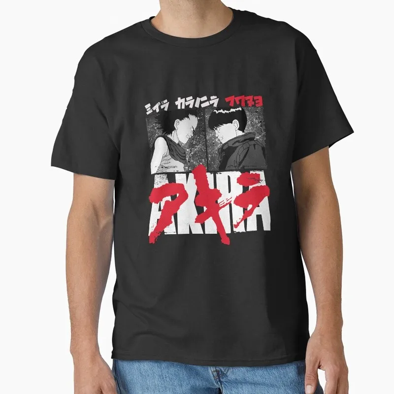 Akira Cyberpunk City Explosion Anime Gift T‑Shirt 1017 Retro Sci‑Fi Manga Graphic Tee Shotaro Kaneda Neo‑Tokyo Unisex Streetwear