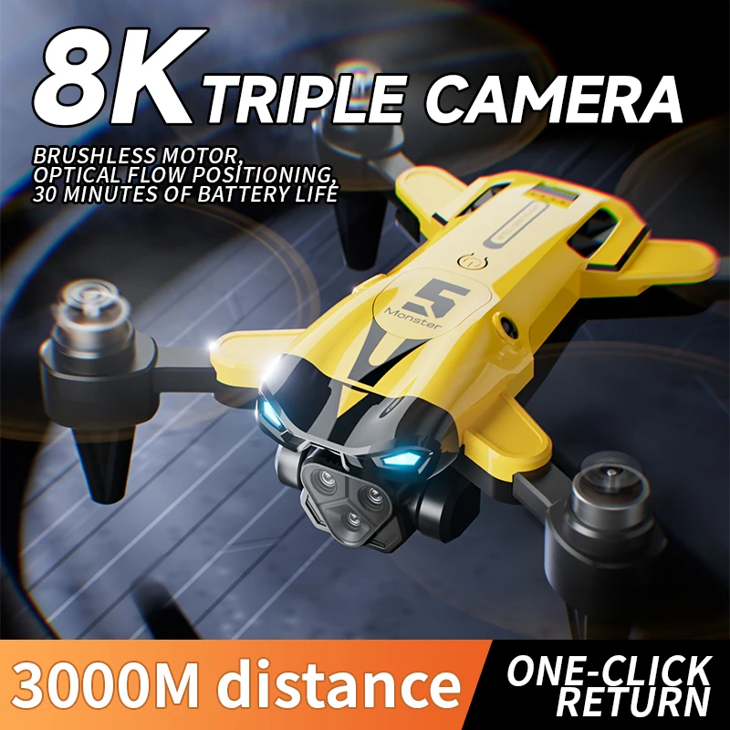 M5 MAX New Drone RC 2K Photography Omnidirectional Obstacle Avoidance Quadcopter Electronically Controlled Professional WIFI FPV