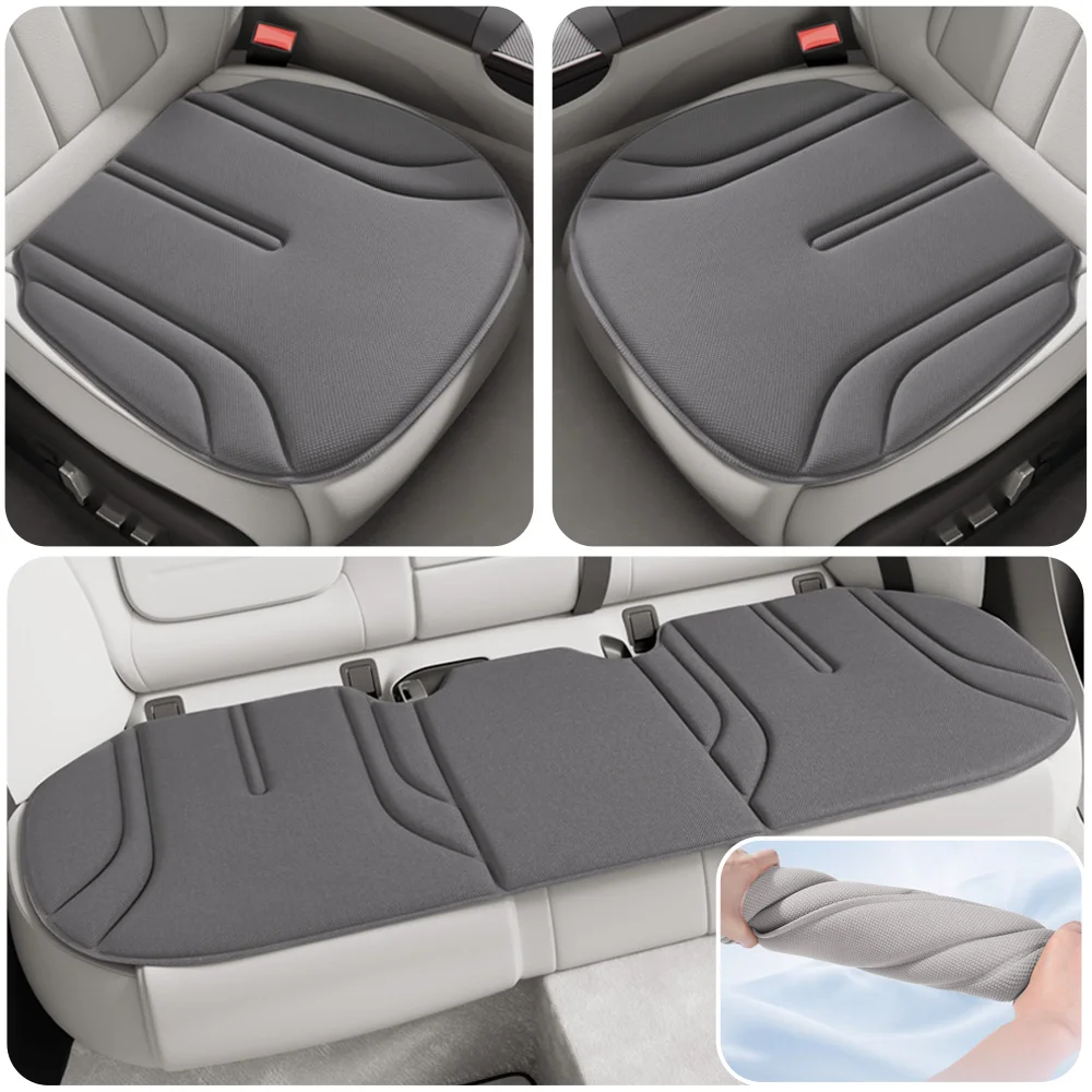 Summer Breathable Foam Cotton Car Seat Cover Set High-elastic Auto Seat Cushion Antibacterial Seat Pads Universal Chair Mat
