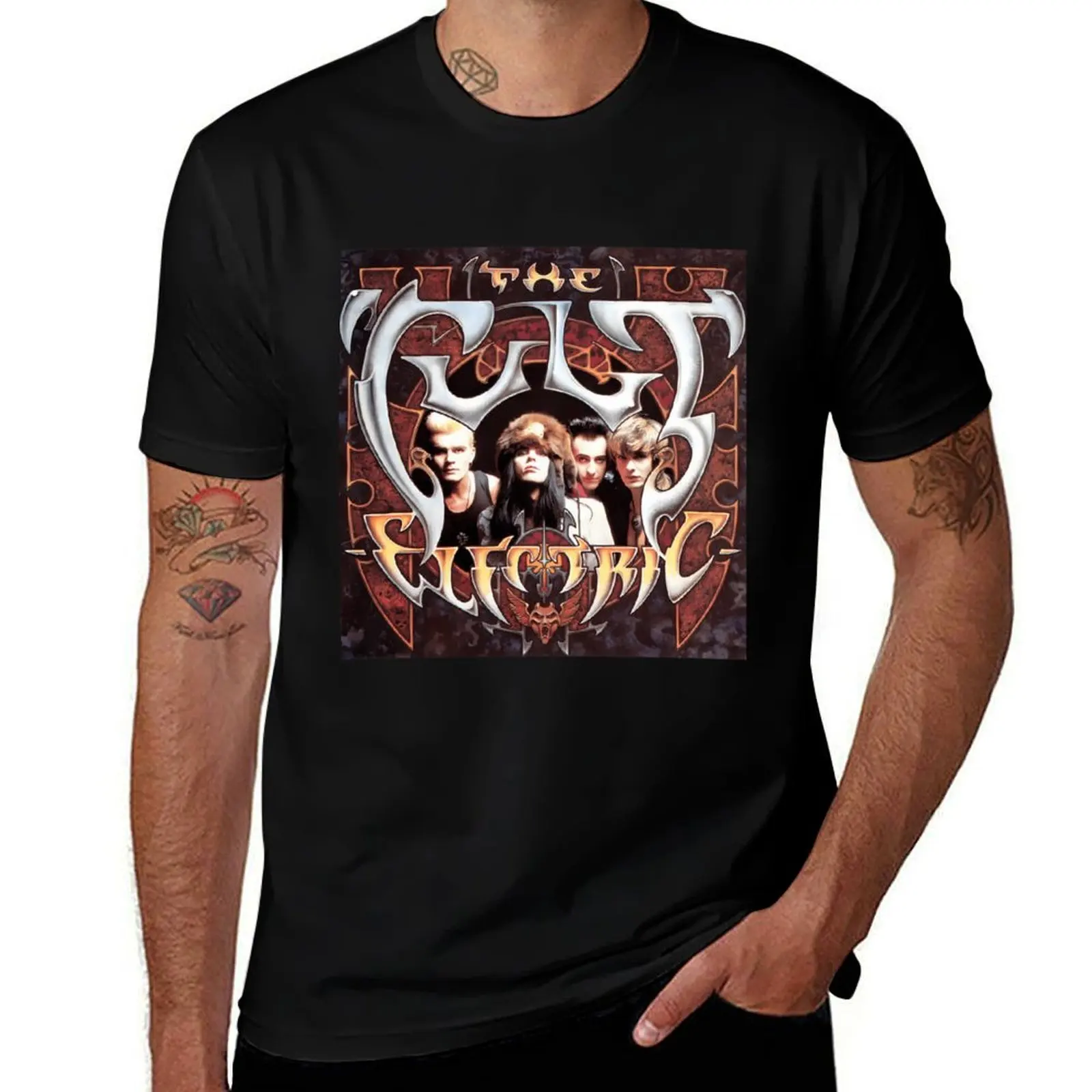 The Cu.lt Electric T-Shirt Casual Loose Fit Short Sleeve T-Shirt