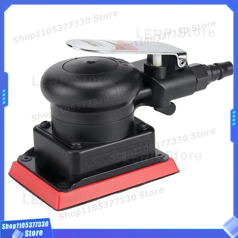 Mini Pneumatic Square Sander Air Vibration Polisher for Car Paint Dry Milling Auto Beauty Detailing Tool Compact Design Air