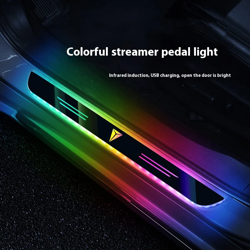 For Deepal SL03 L06 L07 S05 S07 G318 S09 Car LED Wireless Threshold Light Automobile floor trim Accessories