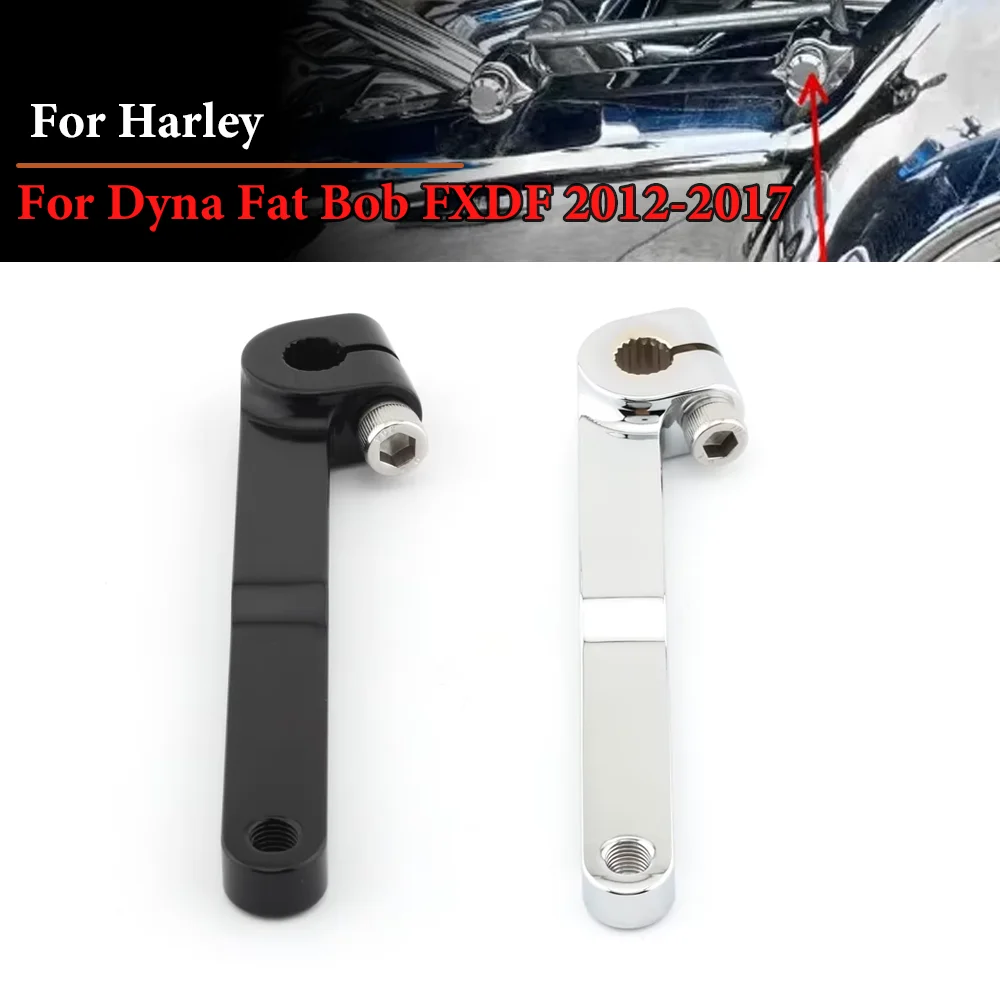 Motorcycle Controls Shift Lever Shifter Arm Chrome For Harley Dyna Fat Bob FXDF Fat Bob Wide Glide Street FLD 2012-2017