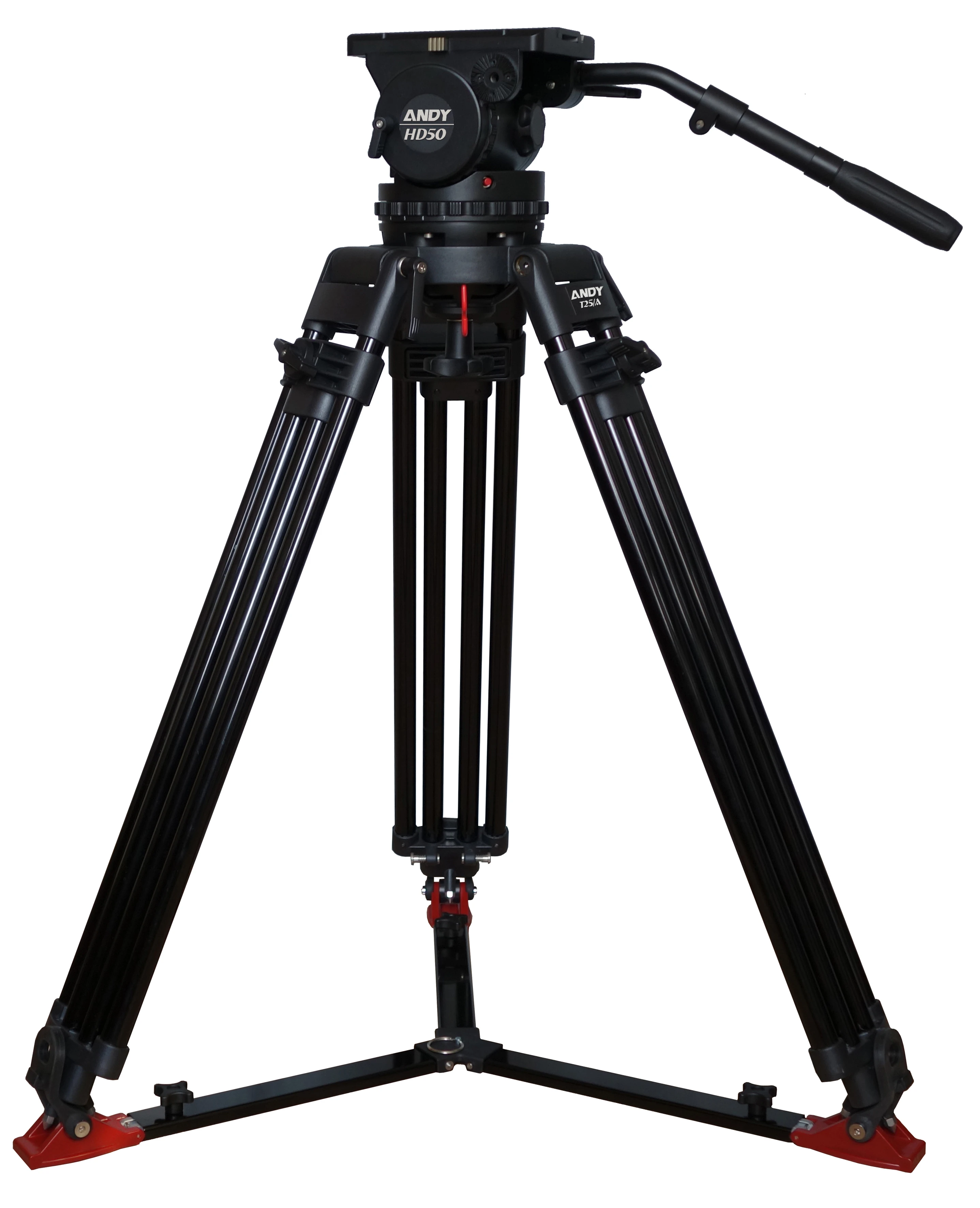 Professional Tripod Kit with Hydraulic Head, Load Range: 60kg/65kg/90kg/Material: Aluminum Alloy&Carbon Fiber Optional