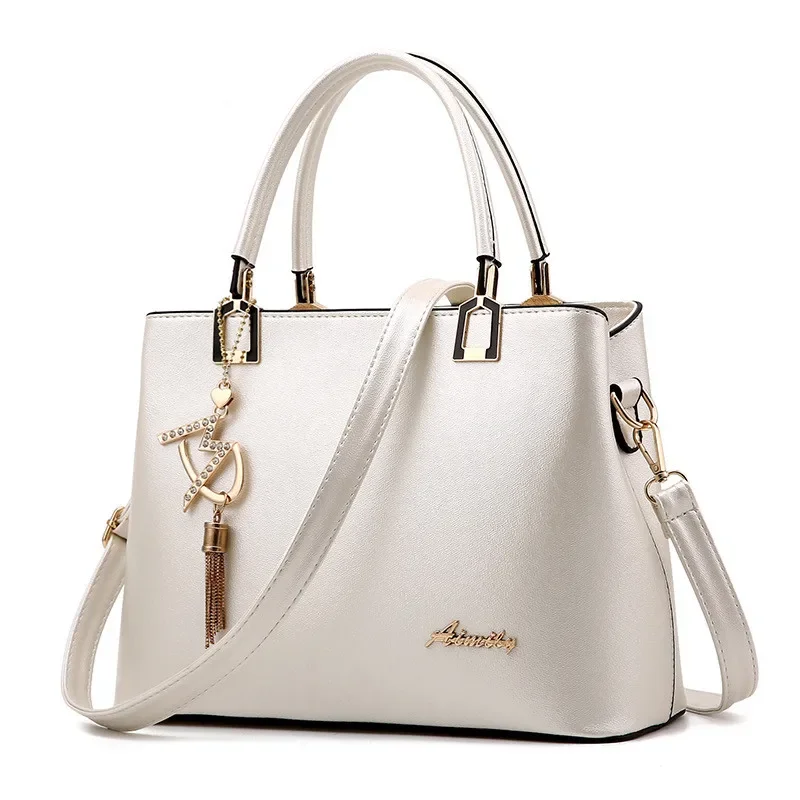 Women Bag Shoulder Handbag Women Vintage Messenger Bags Fashion Luxury Top-Handle Composite Bag Purse Wallet Leather Bolsa Sac