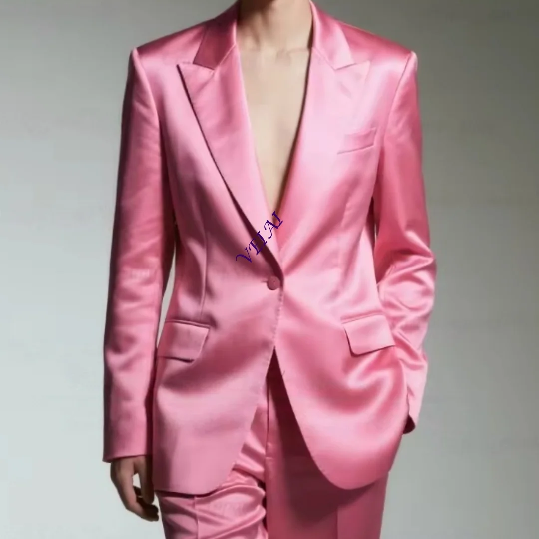 Men's Slim Fit Fashion Suit Tailor-Made Customized Blazer And Pants Set for Formal Evening Dinner Birthday Prom