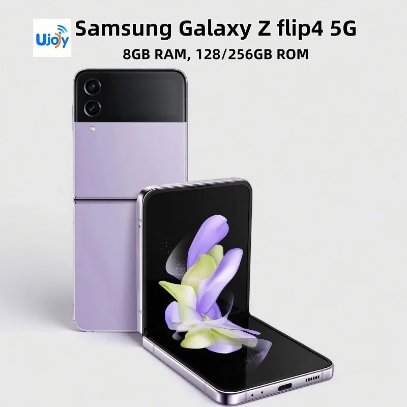 Network Unlocked Foldable Phone Samsung Galaxy Z Flip 4 5G  8GB RAM+128/256GB ROM Snapdragon  Android Rrefunded Smartphone