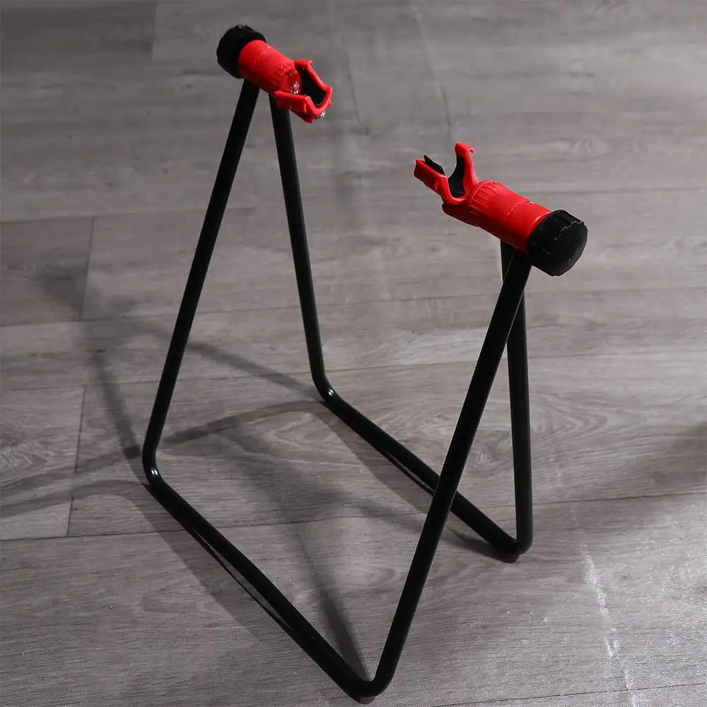 U-Shaped Mountain Bike Aluminum Alloy Hub Repair Bracket Bike Triangle Vertical Stand Parking Rack Bicycle Floor Stand