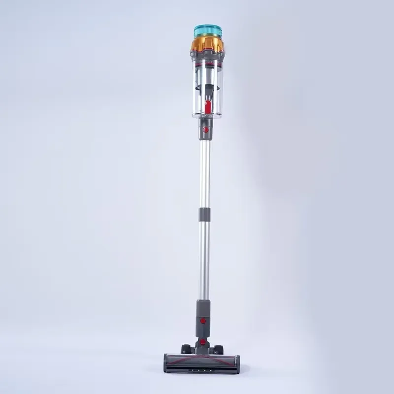 Handheld Lightweight Cyclone Bagless Electric Rechargeable Cordless Vacuum Cleaner LED Light Foldable Design Hotel Home Dust