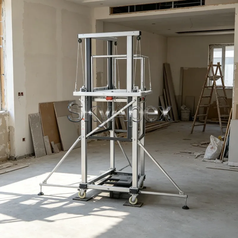 Reliable Scaffold Maker Remote Control Lifting Platform Construction Scaffold For Home Site Decoration Altitude Operation Custom