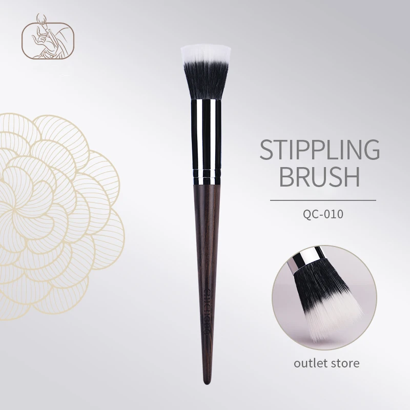 CHICHODO Makeup Brushes-Peach Blossom Series-Single Professional Foundation Brush High Quality Soft Wool Beauty Make up Tool