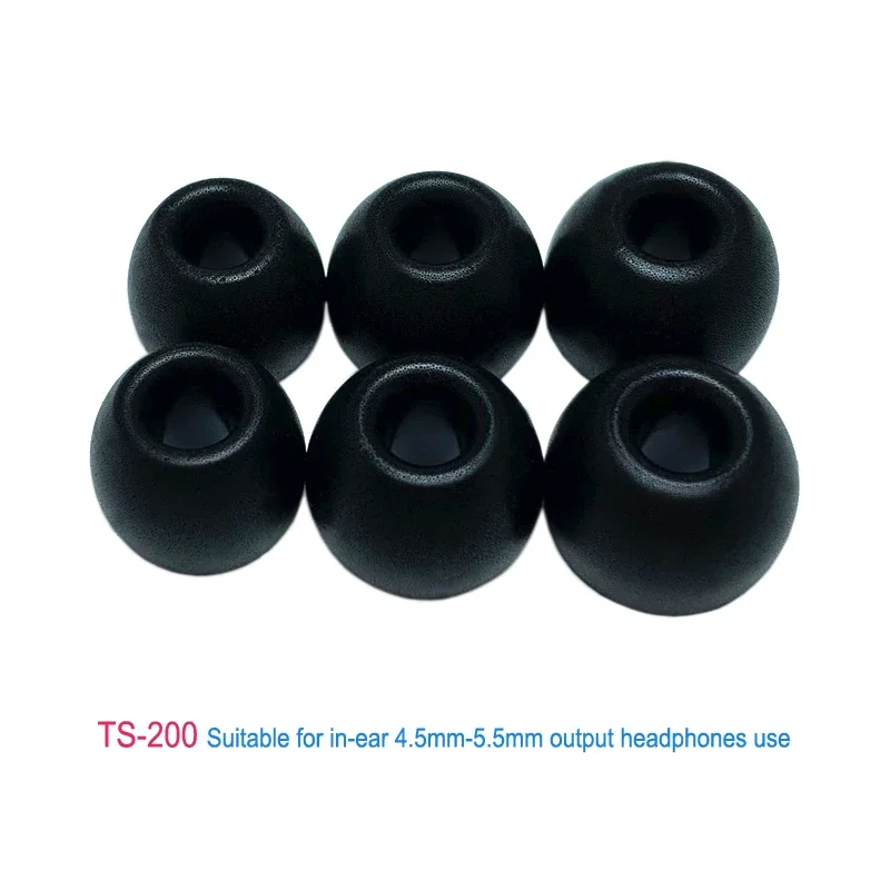 10Pair Memory Foam Earbud Ear Pads TS200 4.5mm Diameter for In-ear Earphones 4.5-5.5mm Headsets Compatible with KZ ZAX Noise Iso