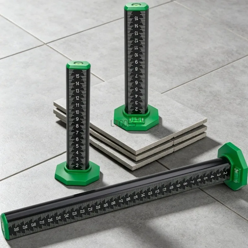 15/30cm Magnetic Height Gauge High-Precision Tile Leveling Height Ruler Special Household Tile Installation Measuring Tool Ruler