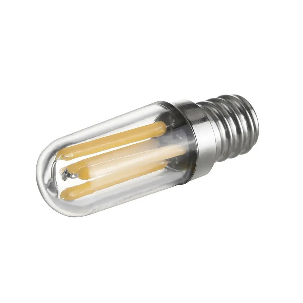 Mini E14 E12 1W 2W 4W LED Fridge Freezer Filament Light COB Dimmable Bulbs  Lamp Cold / Warm White AC 110V 220V