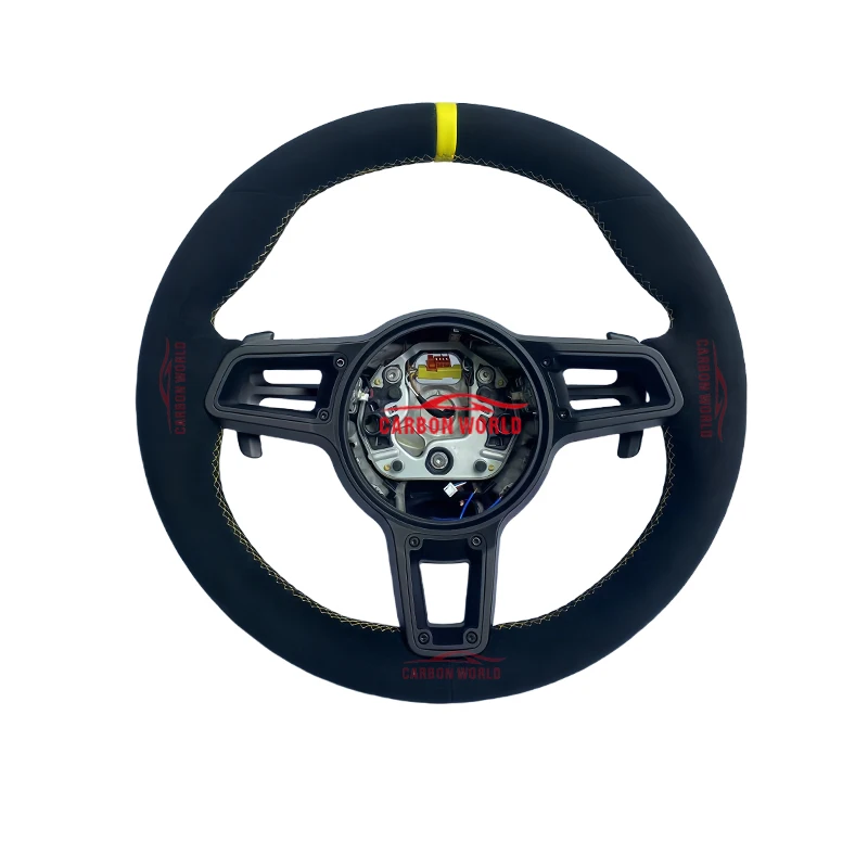 Steering Wheel for Porsche Panamera 958 987 911 991 981 970 997 Macan Cayenne Taycan 718 Cayman Boxster 981 Car Steering Wheel