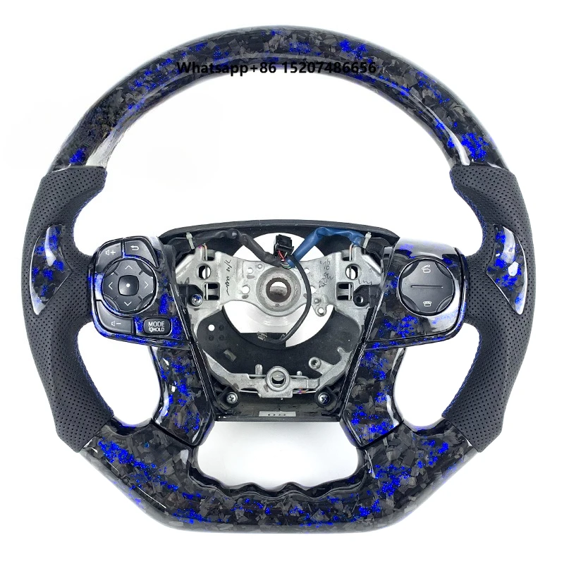 Car Interior Accessories Forged Carbon Fiber Steering Wheel for   2014 F1