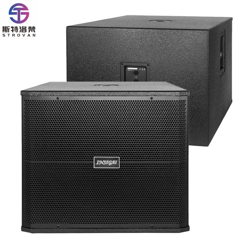 Powered 1200W Stage Party Bass Sub Woofer Passiv Speaker Loudspeakers 18 Inch Bass Subwoofer Professional Speakers