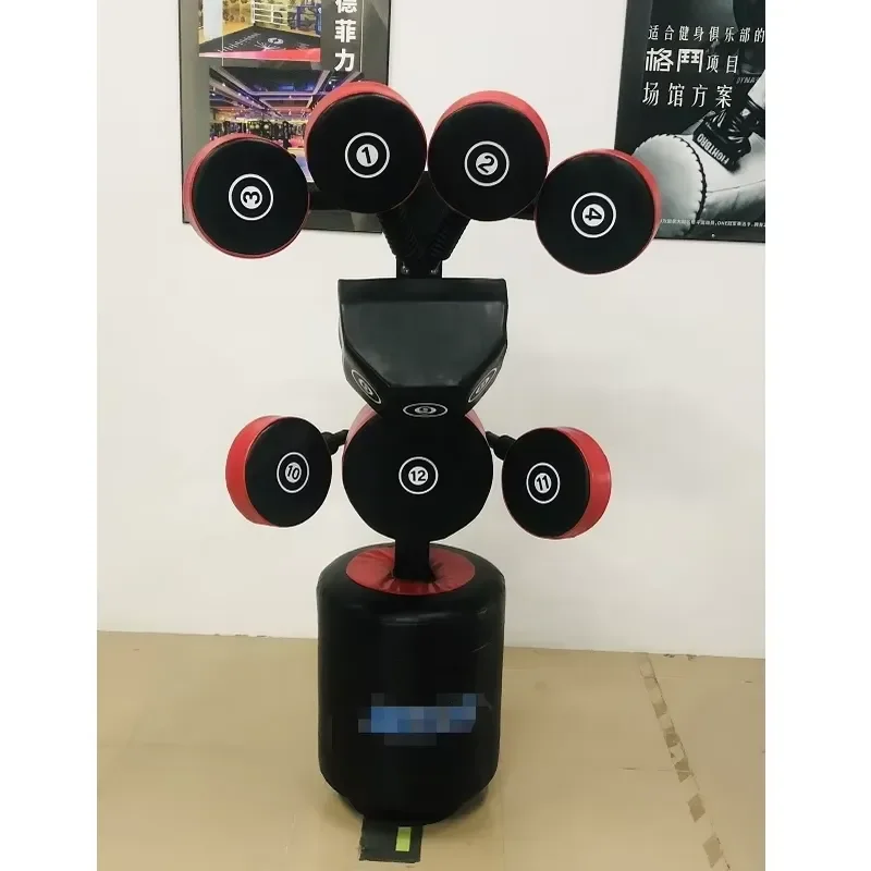 Professional Boxing Target Punching Bag Stand Free Standing Heavy Duty Training Equipment for Home Gym Fitness Workout
