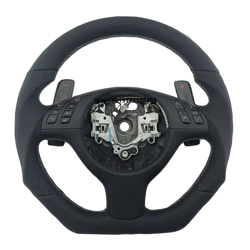 Spot New Products Perforated Leather Steering Wheel for  3 Series E46  Car Steering Wheel