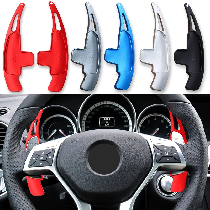 Shifter Paddle For Mercedes Benz AMG A45 C63 S63 CLA45 CLS63 GLA45 GLC GLS SL63 Before 2014 Car Steering Wheel Paddle Shift