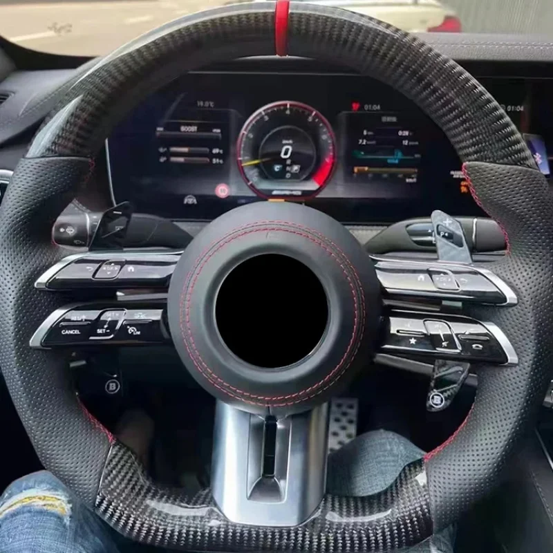 Best SellingCar Accessories Carbon Fiber Car Steering Wheel  AECSG Class CLS GTHigh Quality