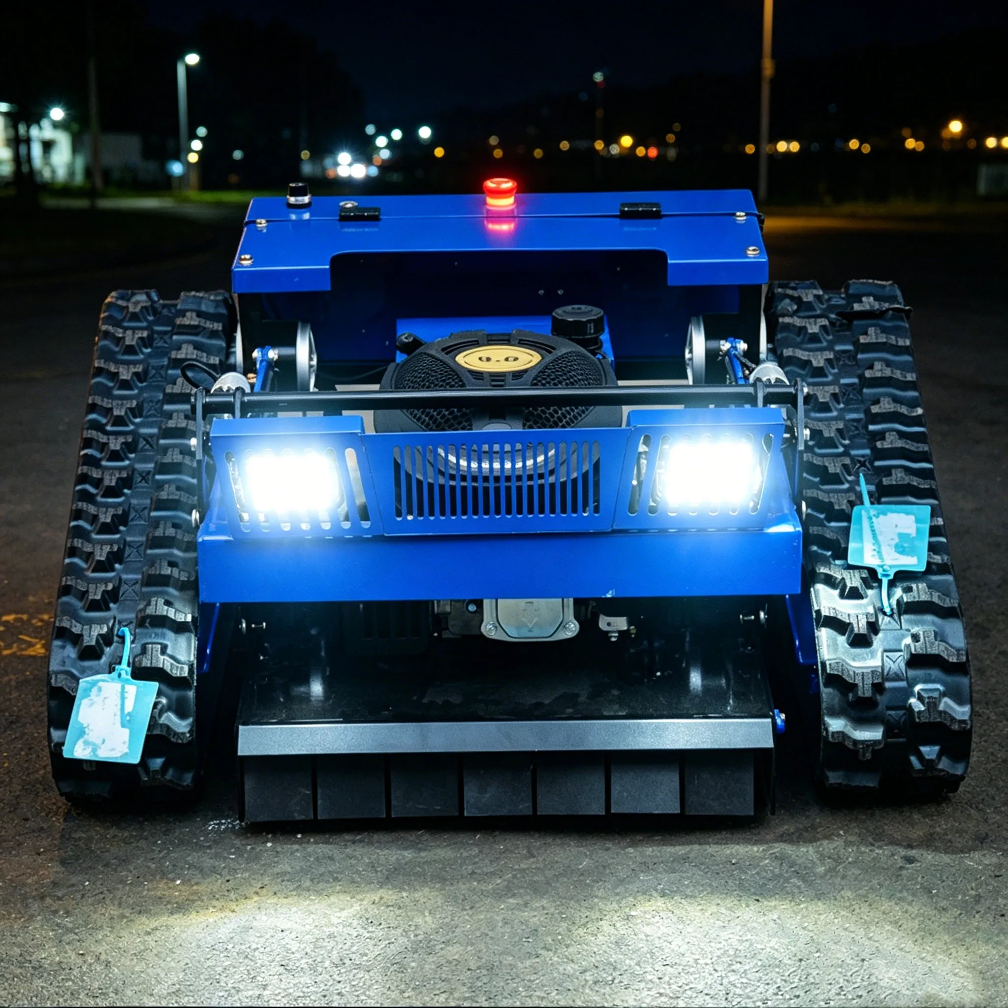 Customized Low-Noise Lawn Mower with High Stability, Equipped with LED Lights for Safety Warning and Auxiliary Night Lighting