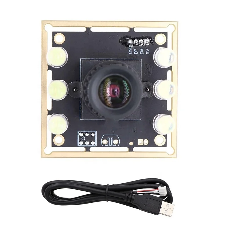 LPR 1080P AR0230 WDR 100db White Led Colorful Night Vision Mini USB Camera Module OTG Free Driver