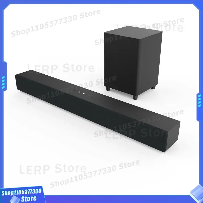 70W 2.1 Channel TV Speaker with DSP Remote Control Wireless Aux Input for Home Theater Gaming PC Audio System Soundbar