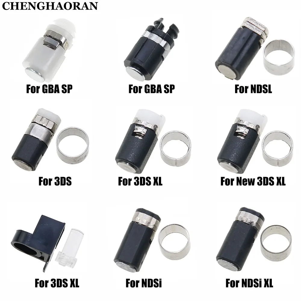 For GBA SP DS Lite NDSL NDSI XL LL Console Rotating Shaft Spindle Hinge Axle Metal Barrel For 3DS XL LL New 3DSXL Repair Parts