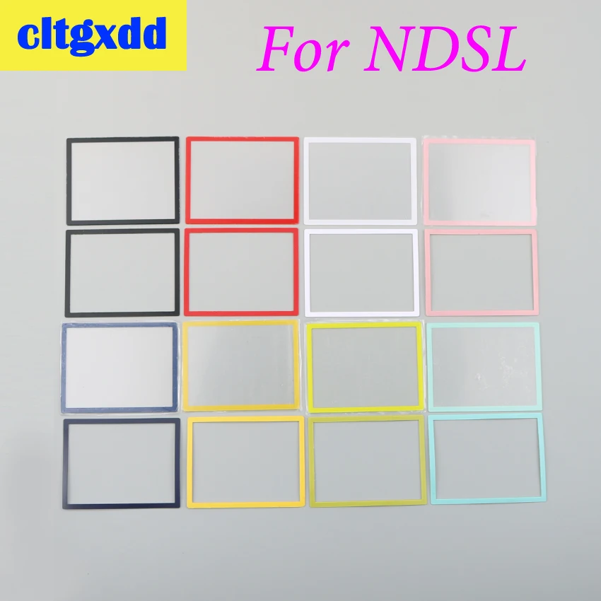 Cltgxdd Colorful Upper LCD Screen Cover Plastic Cover Replacement For DS Lite For NDSL Game Console Plastic Lens