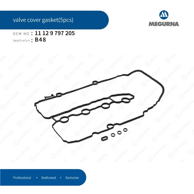 B48/B20B 2.0T Engine Valve Cover Gasket For BMW 230i 330i 430i 530i 530e 630i X1 X2 X3 X4 MINI F54 F56 F55 Auto Part 11129797205
