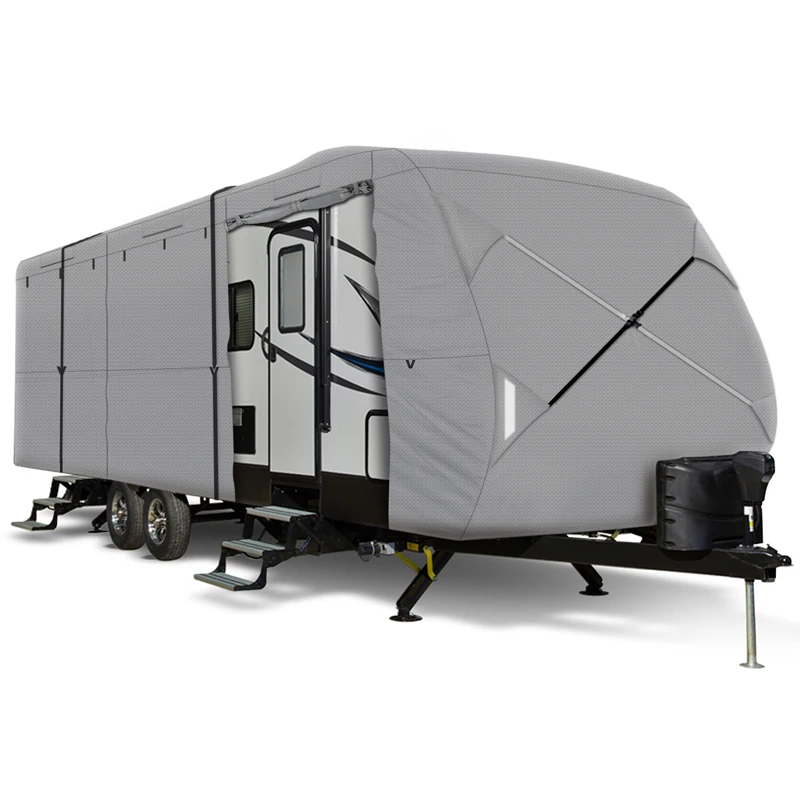 UV Sun Inhibited Motorhome Cover Durable Travel Caravan Cover Waterproof RV Cover