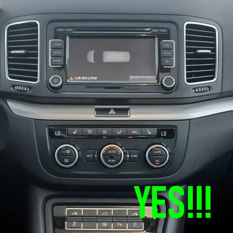 Car Stereo Radio For For Seat Alhambra 2010-2014 Multimedia Player 7inch Wireless Carplay Android 15 Auto Head Unit Navi GPS 8+1