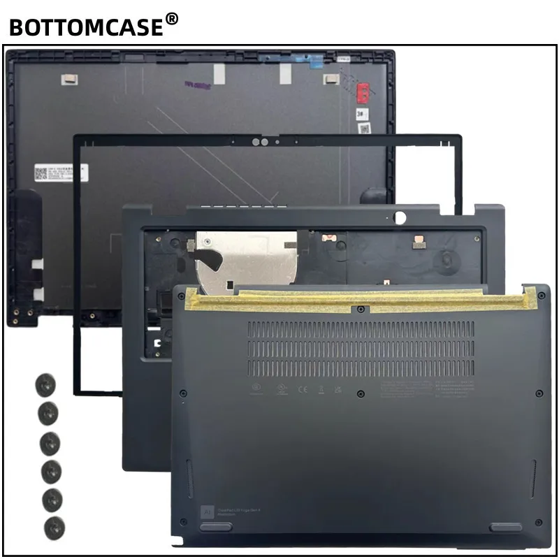 New For BOTTOMCASE® Thinkpad L13 Yoga Gen3 Gen4 Laptop LCD Back Cover/Front Bezel /Palmrest/Bottom Base cover