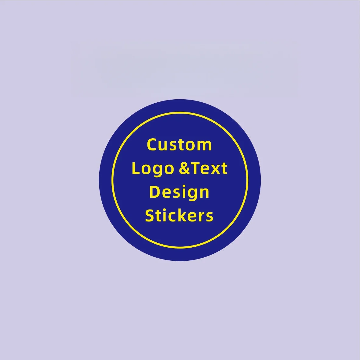 3 and 4cm Diameter Custom Round Stickers Self-Adhesive Waterproof Durable Logo Label for Bottle Cup Book DIY Branding
