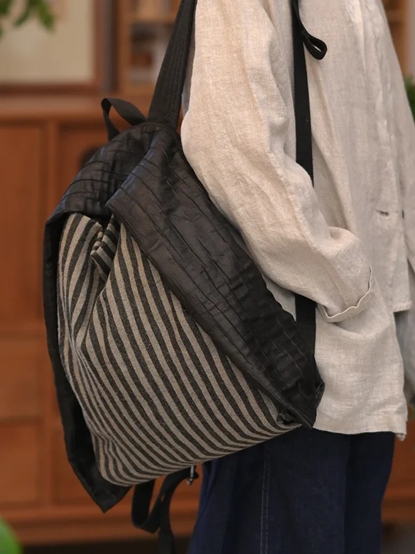 Light Luxury Fashion French Style New High-end Backpack With Large Capacity Simple And Casual Versatile Travel Backpacks Trendy