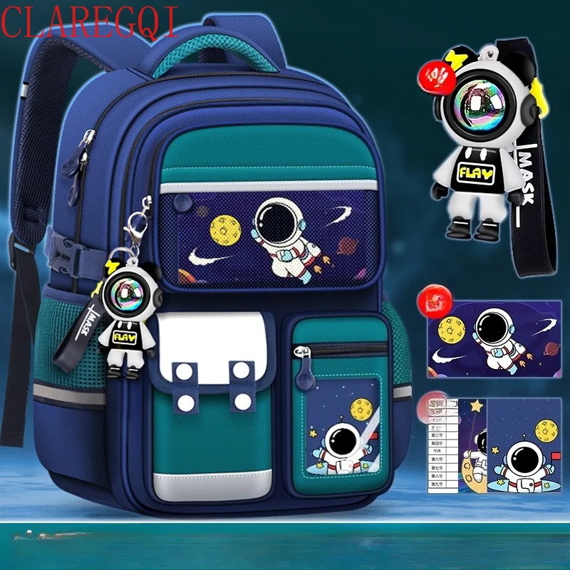 Ease a burden bookbag Large capacity boys backpack Ultra light wear resistant and durable fobackpackforkidsWaterproofmanypockets