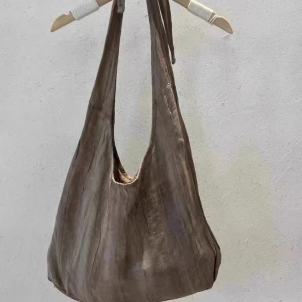 Casual Tie-dye Hobos Tote Bags for Women Soft Light Shoulder Bag Large Capacity Shopper Purses and Handbags Shopper Female NEW