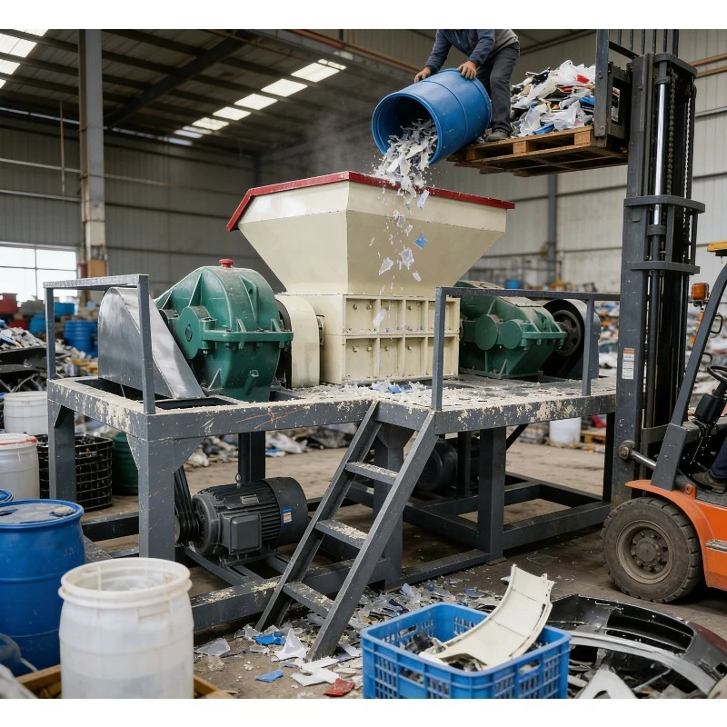 Tire Shredder Machine Automatic Municipal Waste Sorting Recycling Machine for Power Plants Core Component Motor Waste to Energy