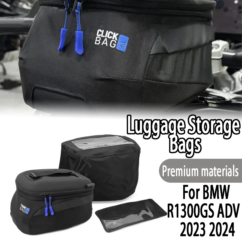 For BMW R1300GS ADV R1300 GS 2023 2024 2025 2026 Motorcycle Waterproof Fuel Tank Bag Logo 6L Tool Backpack Portable accessories