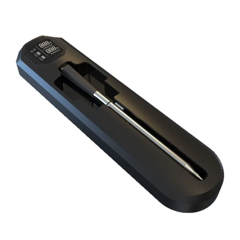 Bluetooth food thermometer, wireless barbecue thermometer, kitchen oven meat thermometer