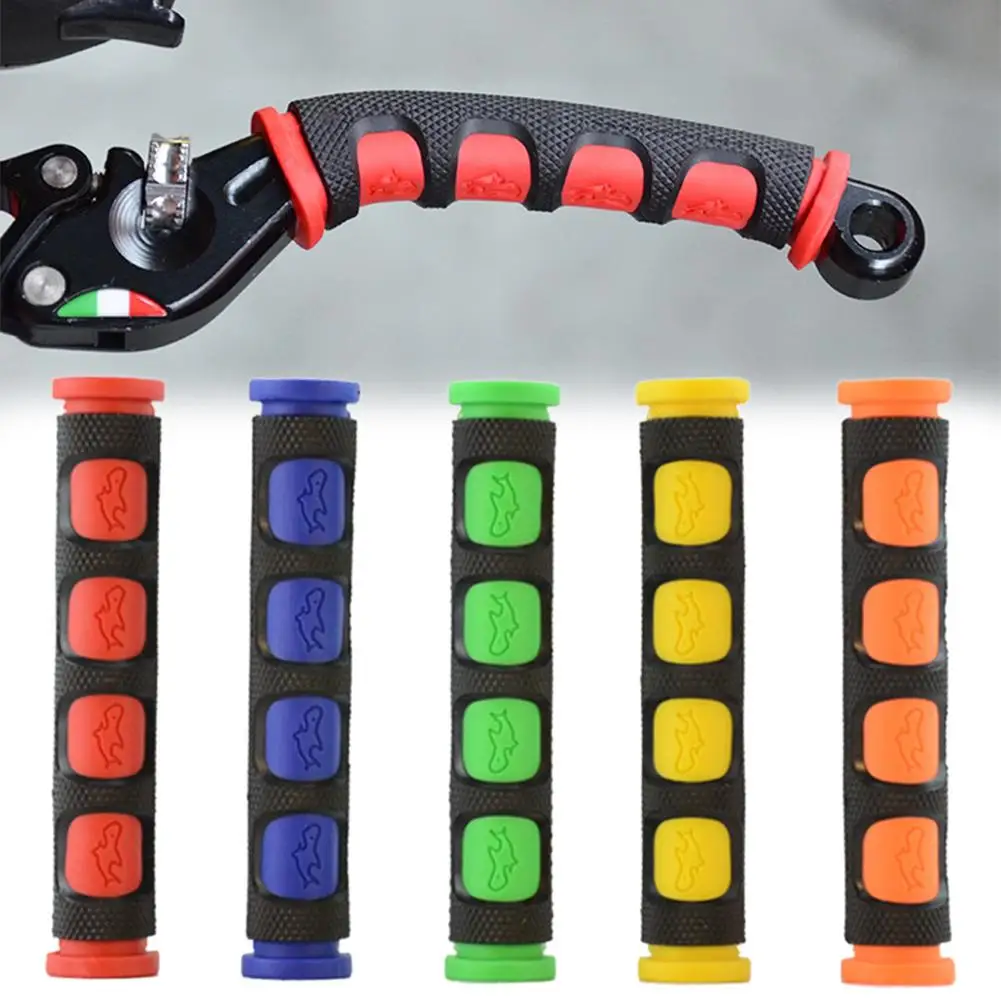Soft Anti Slip durable Brake Handle Silicone Sleeve Motorcycle Bicycle Cover Protective Handlebar Accessories