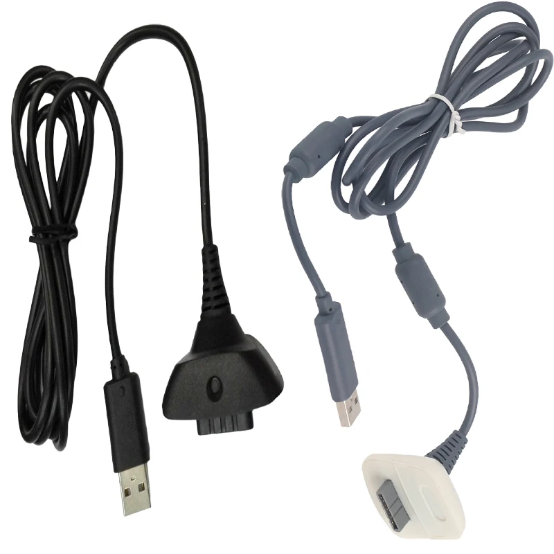 Gamepad Joystick Charger Charging Cable USB Charger Charging Cable for Xbox 360 Wireless Game Controller with Indicator Lights